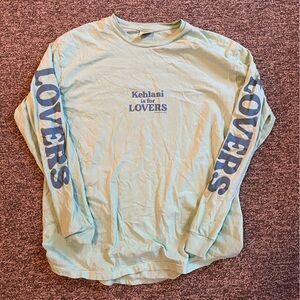 Kehlani is for lovers turquoise shirt